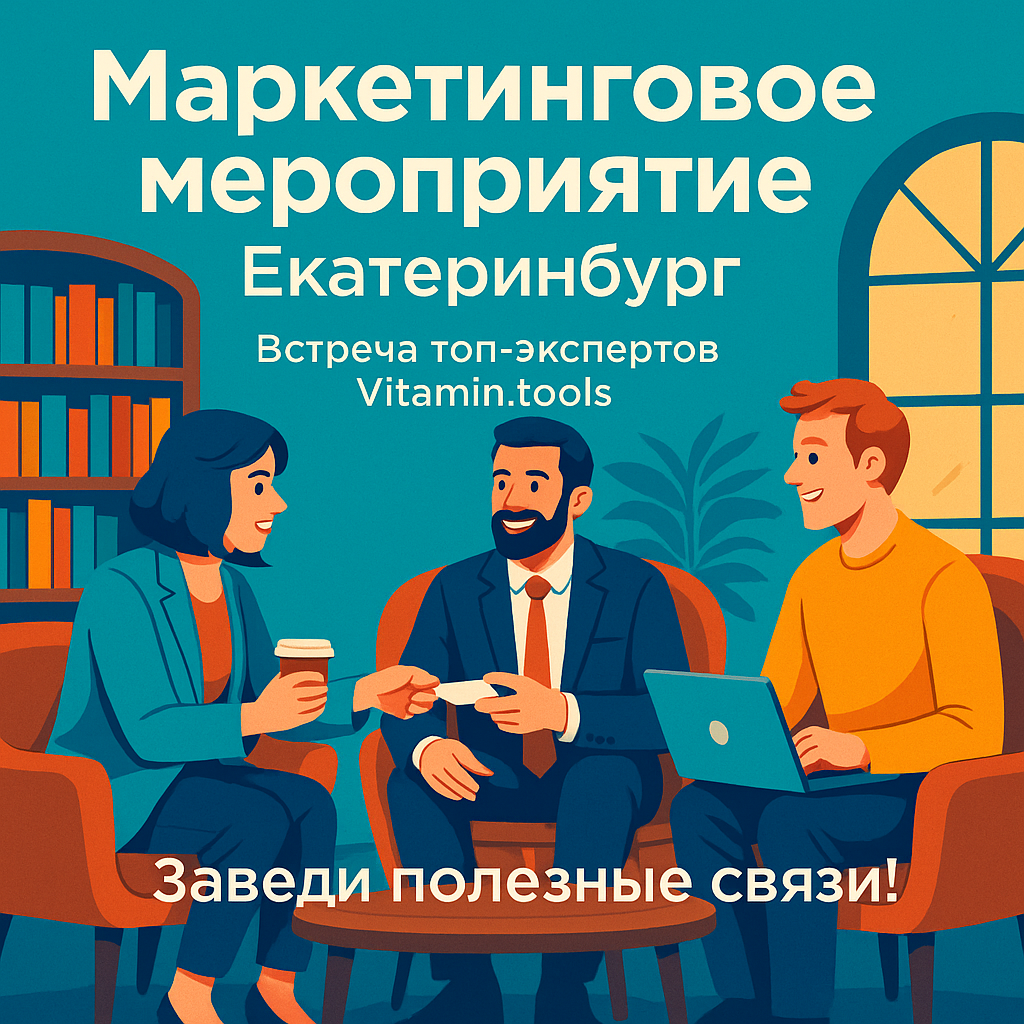 Маркетинговое мероприятие в Екатеринбурге — деловая встреча экспертов в конференц-зале